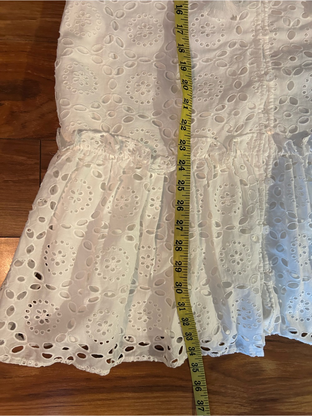 Calypso St.Barth white eyelet embroidered dress. - Picture 11 of 14